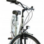 Mestský bicykel 28" 7 prevodový SPRICK Zündapp s nízkym nástupom hliníkový rám: 18" Strieborná